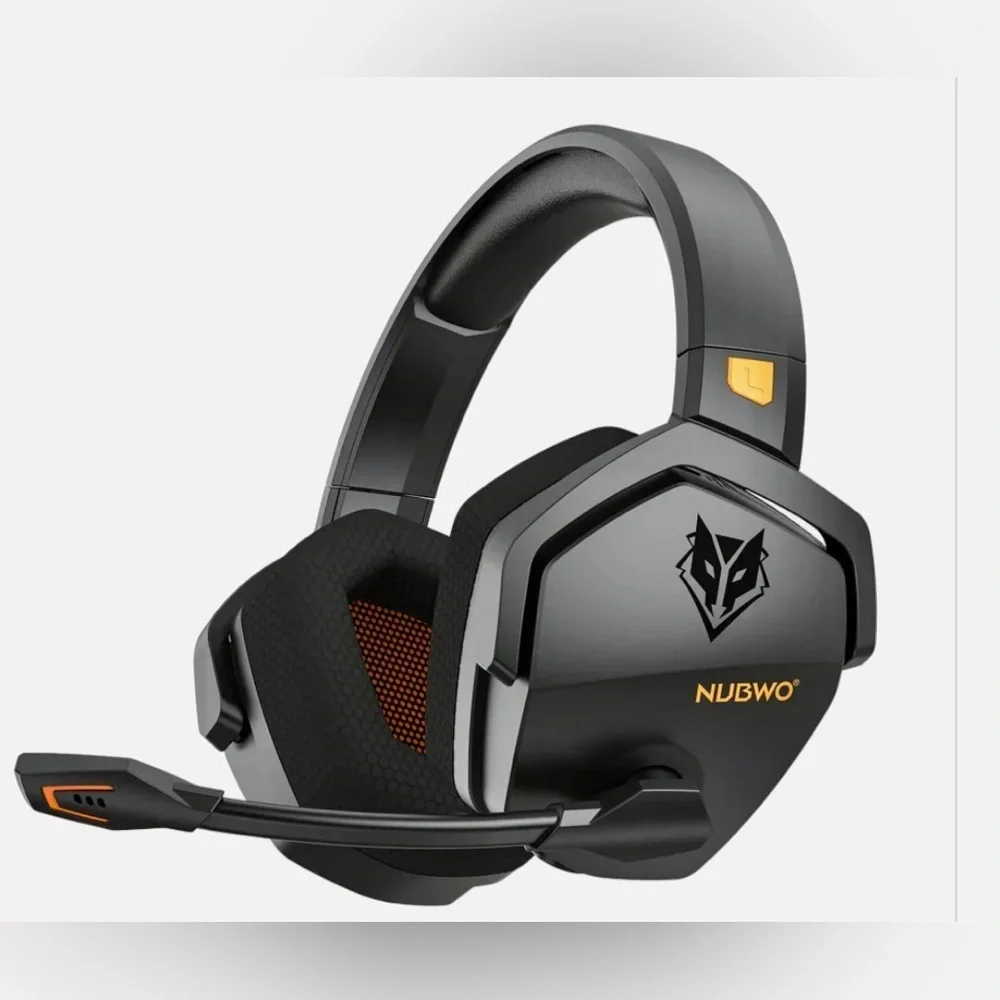 Black and Orange Gaming Headset